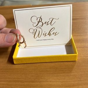 Letter “J” earrings